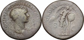Trajan (98-117).. AE Sestertius, 103-111 AD
