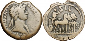 Hadrian (117-138).. AE Drachm, Alexandria mint, 117-118 AD