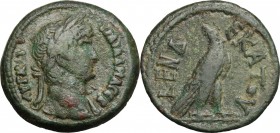 Hadrian (117-138).. AE Hemidrachm, Alexandria mint. Dated RY 11 (126-7 AD)