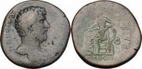 Aelius (Caesar, 136-138).. AE Sestertius, 137 AD