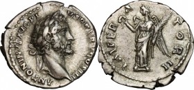 Antoninus Pius (138-161).. AR Denarius, 143-144 AD