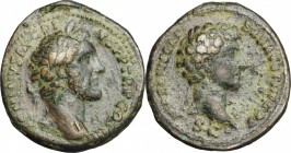 Antoninus Pius with Marcus Aurelius as Caesar (139-161).. AE As, 148-149 AD