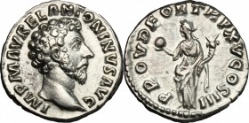 Marcus Aurelius (161-180).. AR Denarius, 161 AD