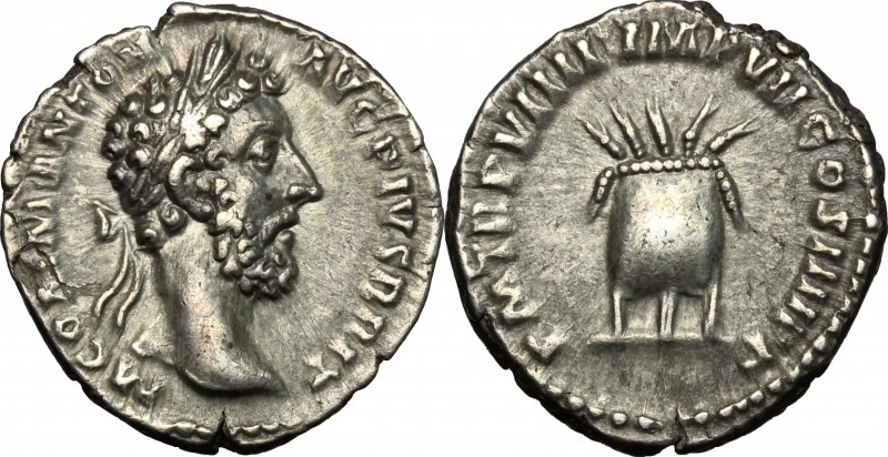 Commodus (177-192). AR Denarius, 184 AD. D/ M COMM ANTON AVG PIVS BRIT. Laureate...