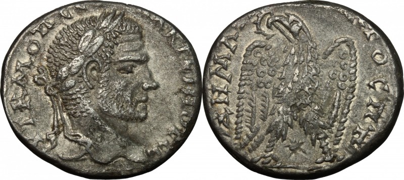 Macrinus (217-218). AR Tetradrachm, Laodicea ad Mare mint, Seleucis and Pieria. ...