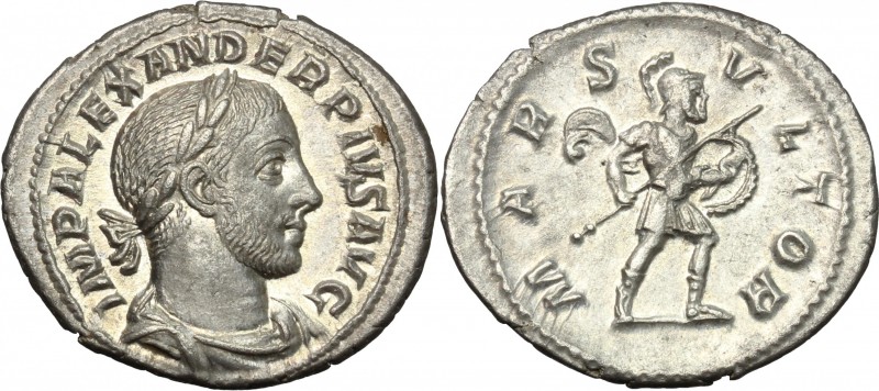 Severus Alexander (222-235 AD). AR Denarius, 231-235 AD. D/ IMP ALEXANDER PIVS A...