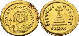 Tiberius II Constantine (578-582).. AV Solidus, Constantinople mint