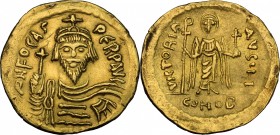 Phocas (602-610).. AV Solidus, Constantinople mint