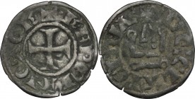 Frankish Greece, Achaea.  Charles II of Anjou (1285-1289).. BI Denier, Tournois series