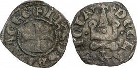 Frankish Greece, Achaea.  Philip of Savoy (1301-1307).. BI Denier, Tournois series