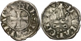 Frankish Greece, Achaea.  Philip of Savoy (1301-1306).. BI Denier, Tournois series
