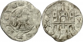 Bergamo.  Comune a nome di Federico II Imperatore (Sec. XIII-XIV). Denaro piano
