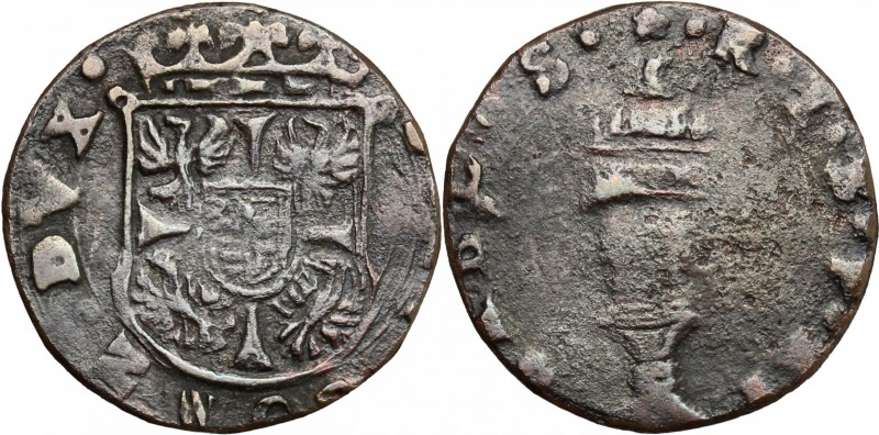 Bozzolo. Scipione Gonzaga (1613-1670). Soldo. CNI 161/167 (valore incerto). MIR ...