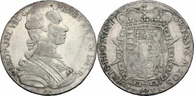 Firenze.  Pietro Leopoldo di Lorena (1765-1790). . Francescone 1784. Sigle L.S. (Luigi Siries, incisore) e accette decussate (Antonio Fabbrini, zecchi...