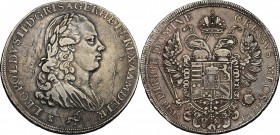 Firenze.  Pietro Leopoldo di Lorena (1765-1790). . Francescone 1790. Sigle L.S. (Luigi Siries) e unicorno (Francesco Grobert zecchiere)