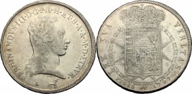 Firenze.  Ferdinando III di Lorena (1790-1824).. Francescone 1797. Sigle L.S. (Luigi Siries, incisore) e unicorno (Francesco Grobert zecchiere)