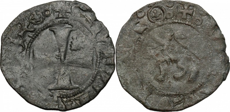 L'Aquila. Giovanna II d'Angiò-Durazzo (1424-1435). Quattrino. CNI 123. D.A. pag....