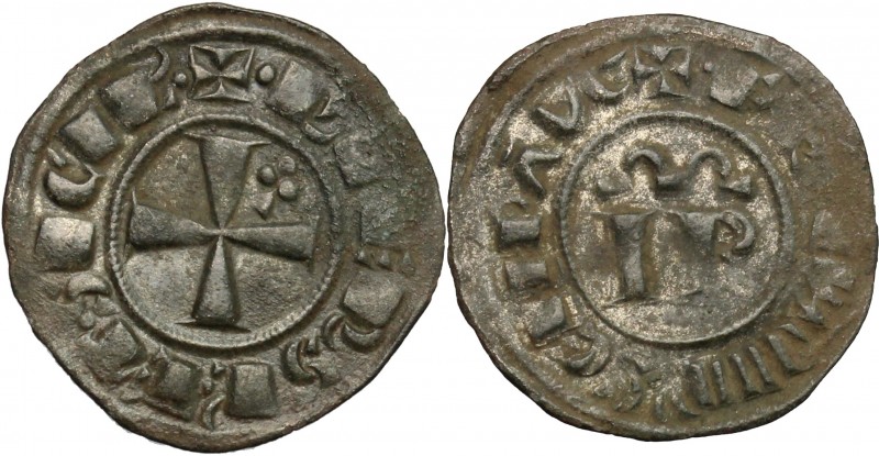 Messina. Federico II (1197-1250). Denaro. Sp. 139/140. MIR 102. MI. g. 0.83 mm. ...