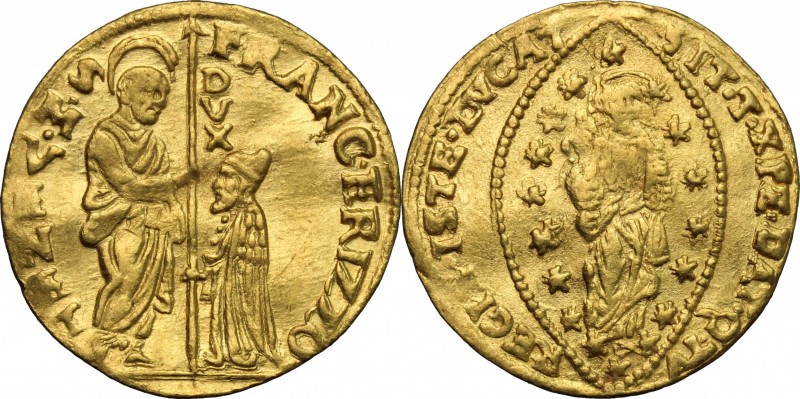 Venezia. Francesco Erizzo (1631-1646). Zecchino. CNI tav. X, 7. Paol. 1. AU. g. ...