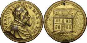 Urbano VIII (1623-1644), Maffeo Barberini.. Medaglia anuale, A. XIX, per i nuovi edifici dell'Annona