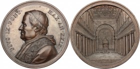 Pio IX  (1846-1878), Giovanni Mastai Ferretti. Medaglia 1874 A. XXIX