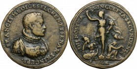 Firenze.  Francesco I de' Medici (1541-1587).. Medaglia 1564