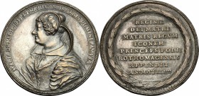 Maria de' Medici (1573-1642), Regina di Francia. . Medaglia 1644 per la morte