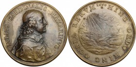 Giulio Mazzarino (1602-1661).. Medaglia 1660 per la Pace dei Pirenei