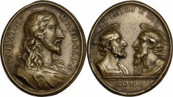 Medaglia devozionale XVIII-XIX sec., appiccagnolo rimosso