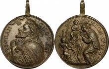 Medaglia devozionale XVIII-XIX sec., con appiccagnolo