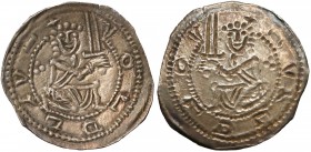 Wielkopolska, Przemysł I i Bolesław Pobożny, Brakteat / Półdenar Gniezno (1239-1249) RRR