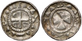Denar krzyżowy CNP VI - datowanie na pierwszą ćwierć XI wieku.