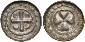 Denar krzyżowy CNP VI - prawdopodobnie Polska około 1080 r.