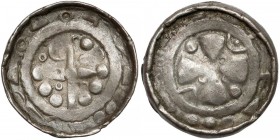 Denar krzyżowy CNP VII - z pastorałem - emisja po 1070 r.