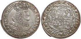 Jan II Kazimierz, Ort Poznań 1654 AT - szeroka korona z 1653 - rzadki