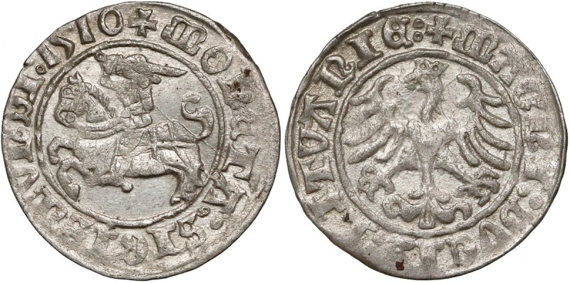 Zygmunt I Stary, Półgrosz Wilno 1510
 Bardzo ładna moneta. 


Grade: XF 
Re...