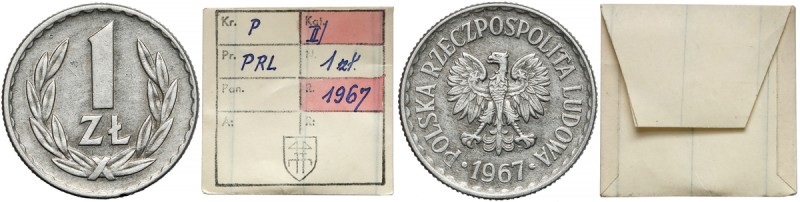 KAŁKOWSKI, 1 złoty 1967 - rzadki rocznik
 Najrzadszy rocznik złotówek (najniższ...