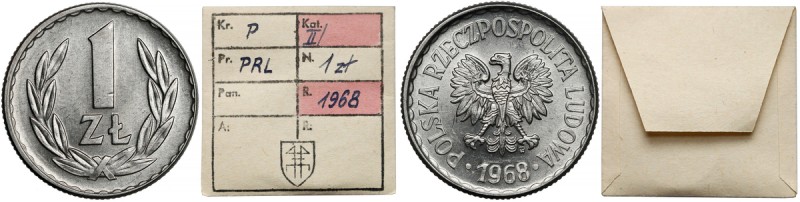 KAŁKOWSKI, 1 złoty 1968 - rzadki rocznik
 Rzadki, niskonakładowy rocznik.&nbsp;...