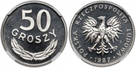 LUSTRZANKA 50 groszy 1987