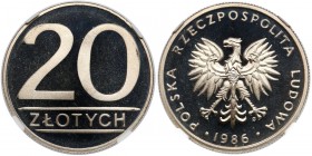 LUSTRZANKA 20 złotych 1986