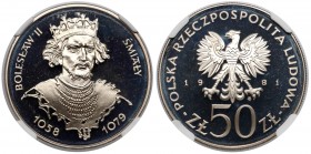 LUSTRZANKA, 50 złotych 1981 Bolesław II Śmiały