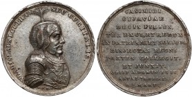 Medal z suity królewskiej - Władysław Łokietek - odlew Białogon - znakomity