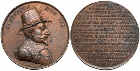 Medal z suity królewskiej - Zygmunt III Waza - odlew Białogon