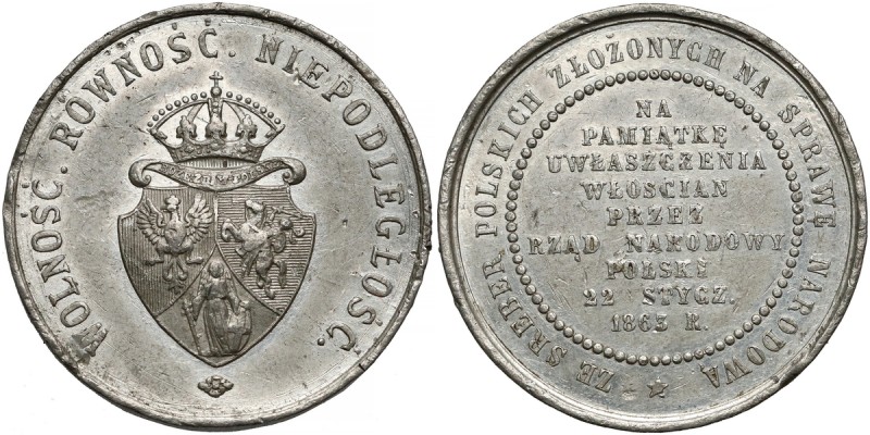 Medal Uwłaszczenie Włościan 1863
 Drugi z medali związanych z Powstaniem Styczn...