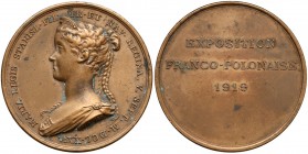 Medal Wystawa Polsko-Francuska 1919 / Maria Leszczyńska