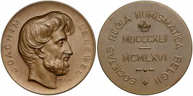 Medal Joachim Lelewel, Belgijskie Towarzystwo Numizmatyczne, 1966 r.