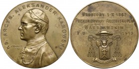 Medal Ksiądz Arcybiskup Aleksander Kakowski 1913