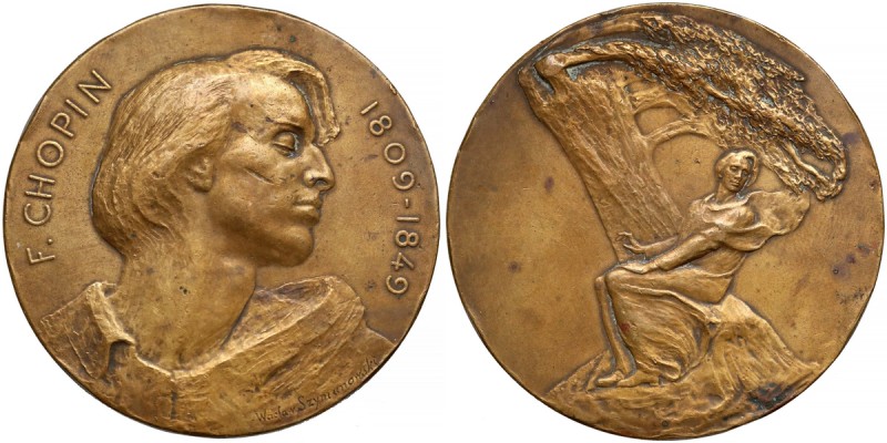 Medal Fryderyk Chopin 1926
 Wersja w brązie wybita w nakładzie 1.000 sztuk. Syg...