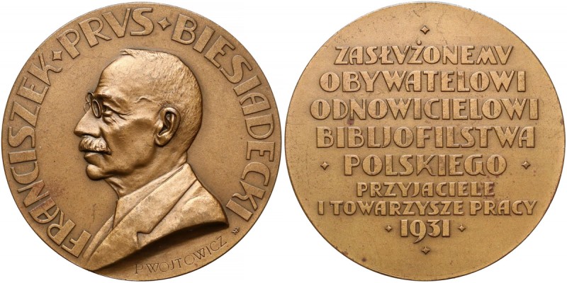 Medal Franciszek Prus Biesiadecki 1931 - rzadki
 Nakład tylko 100 sztuk. 
 Rza...