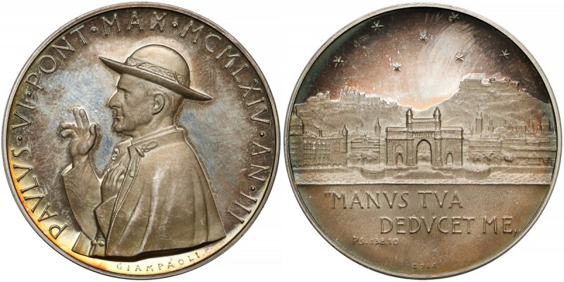 Watykan, Papież Paweł VI, Medal 1965 - Anno III
 Srebro, średnica 44 mm, waga 4...